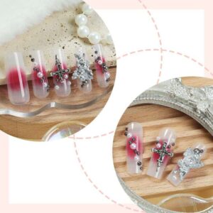 3D rhinestone press on nails