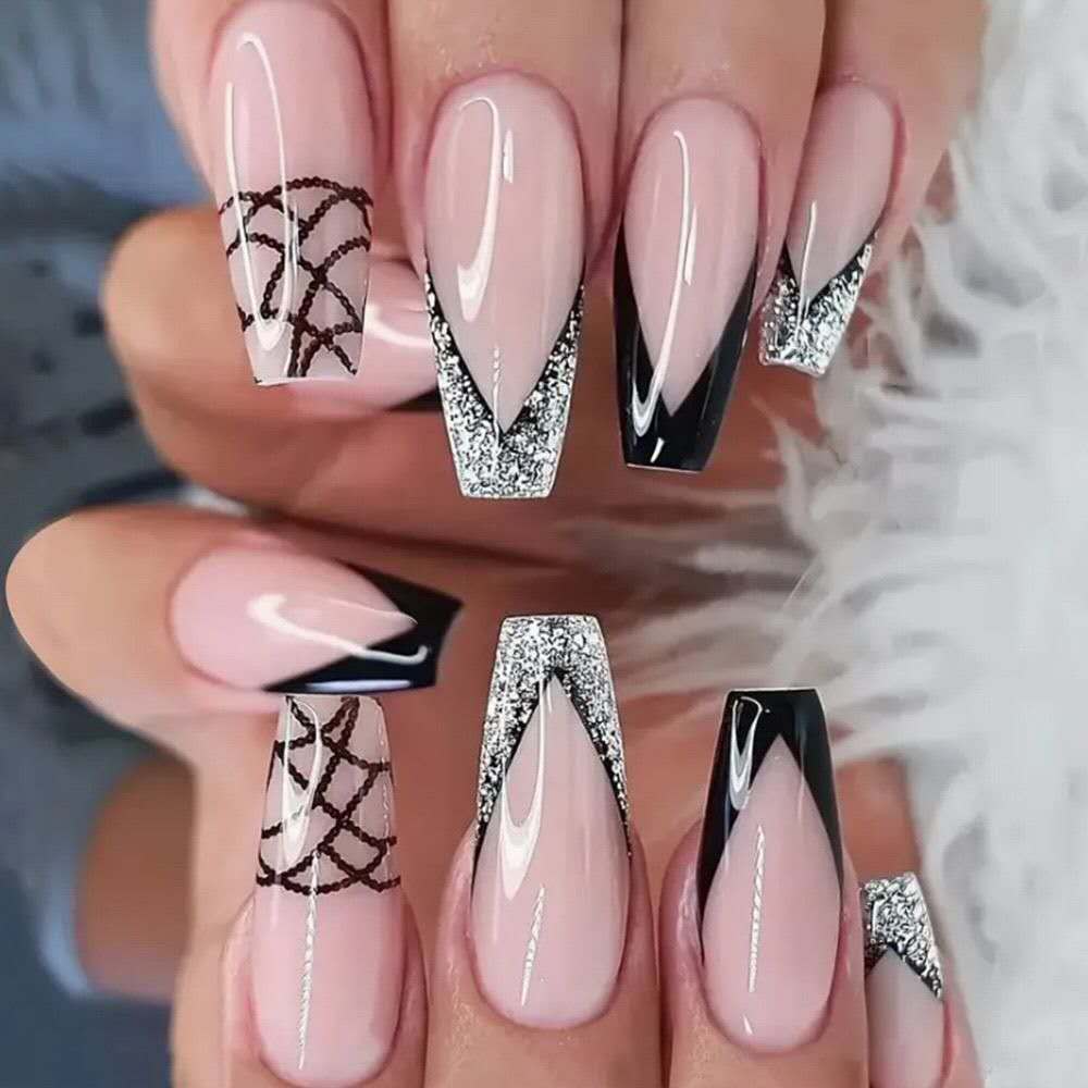 Medium length press on nails