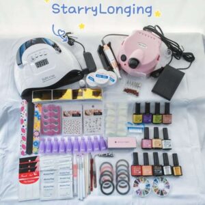 Professional nail extension and manicure kit