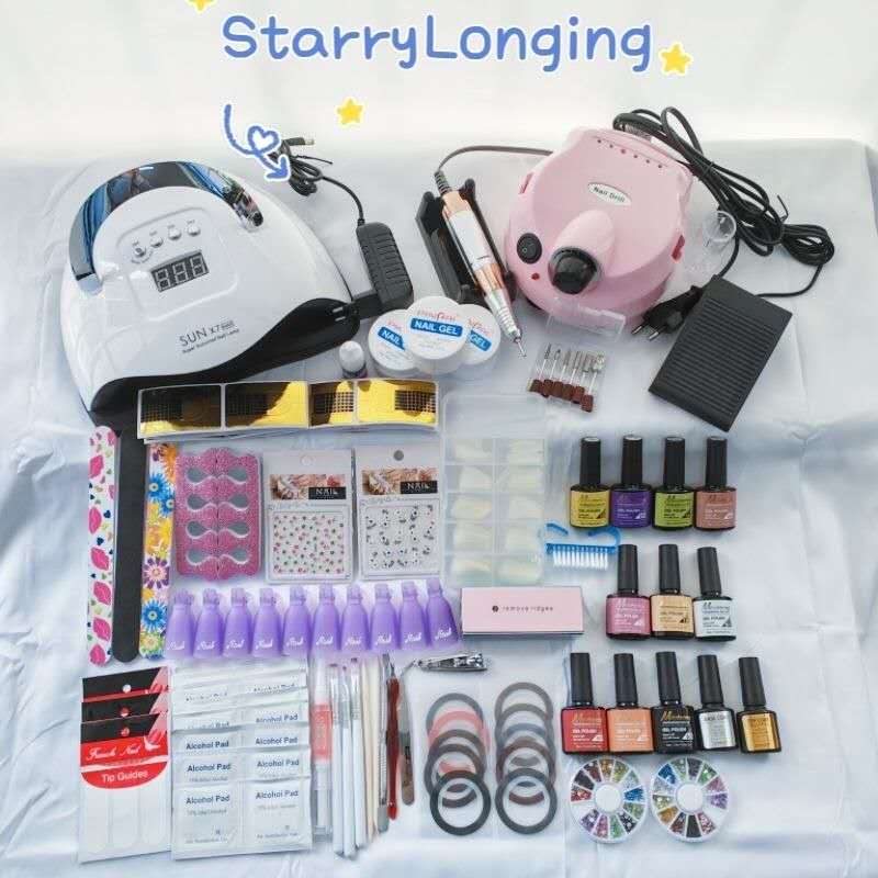 Professional nail extension and manicure kit