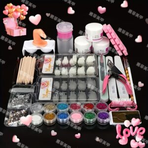 Professional acrylic nail starter kit